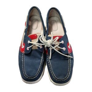 Sperry Top-Sider Boat Shoes 9.5M Nautical Deck Lace-Up Non-Slip Loafers